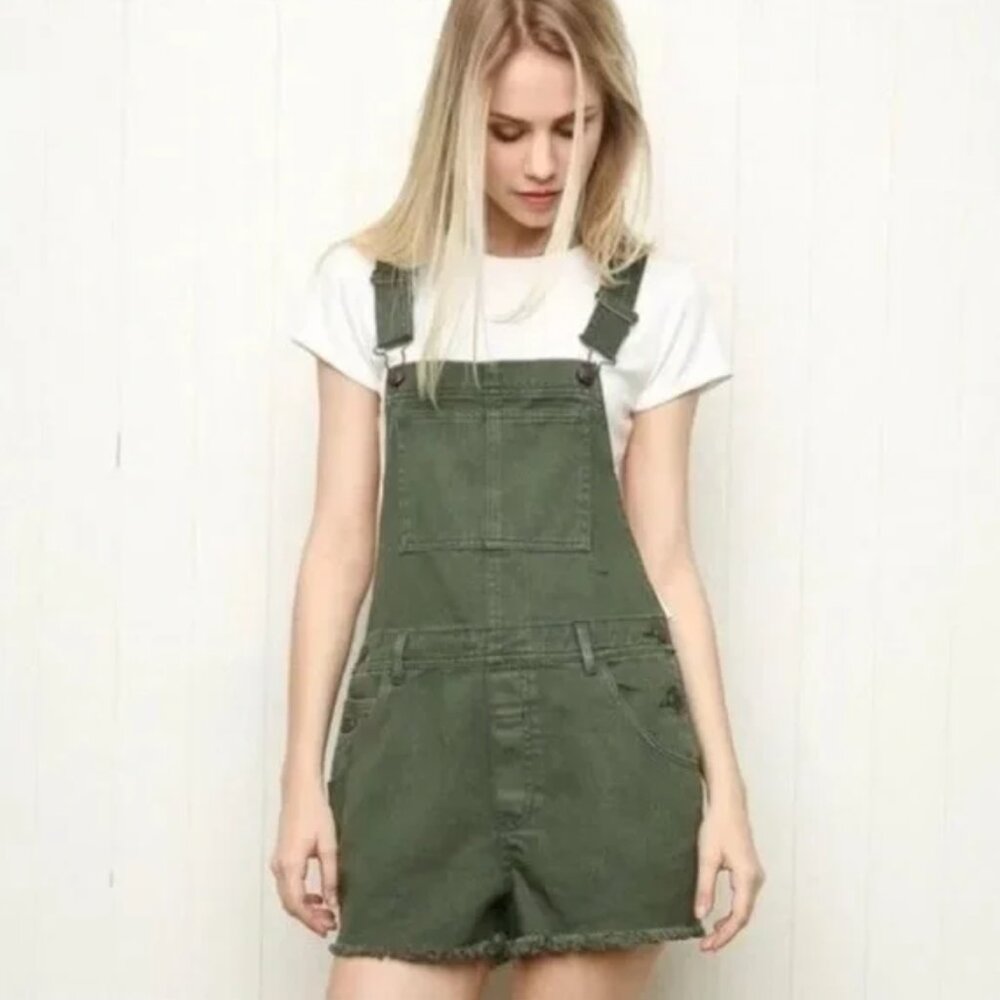 Brandy Melville Green Overalls